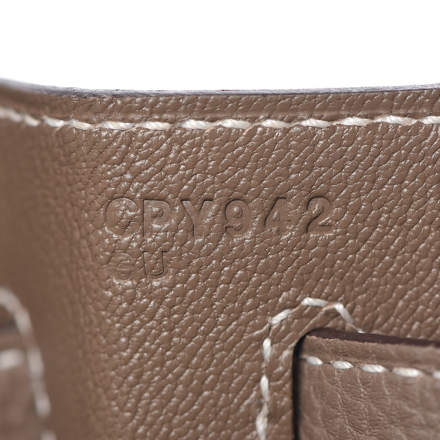 Hermes Togo Kelly Retourne 32 Etoupe 12 of 34