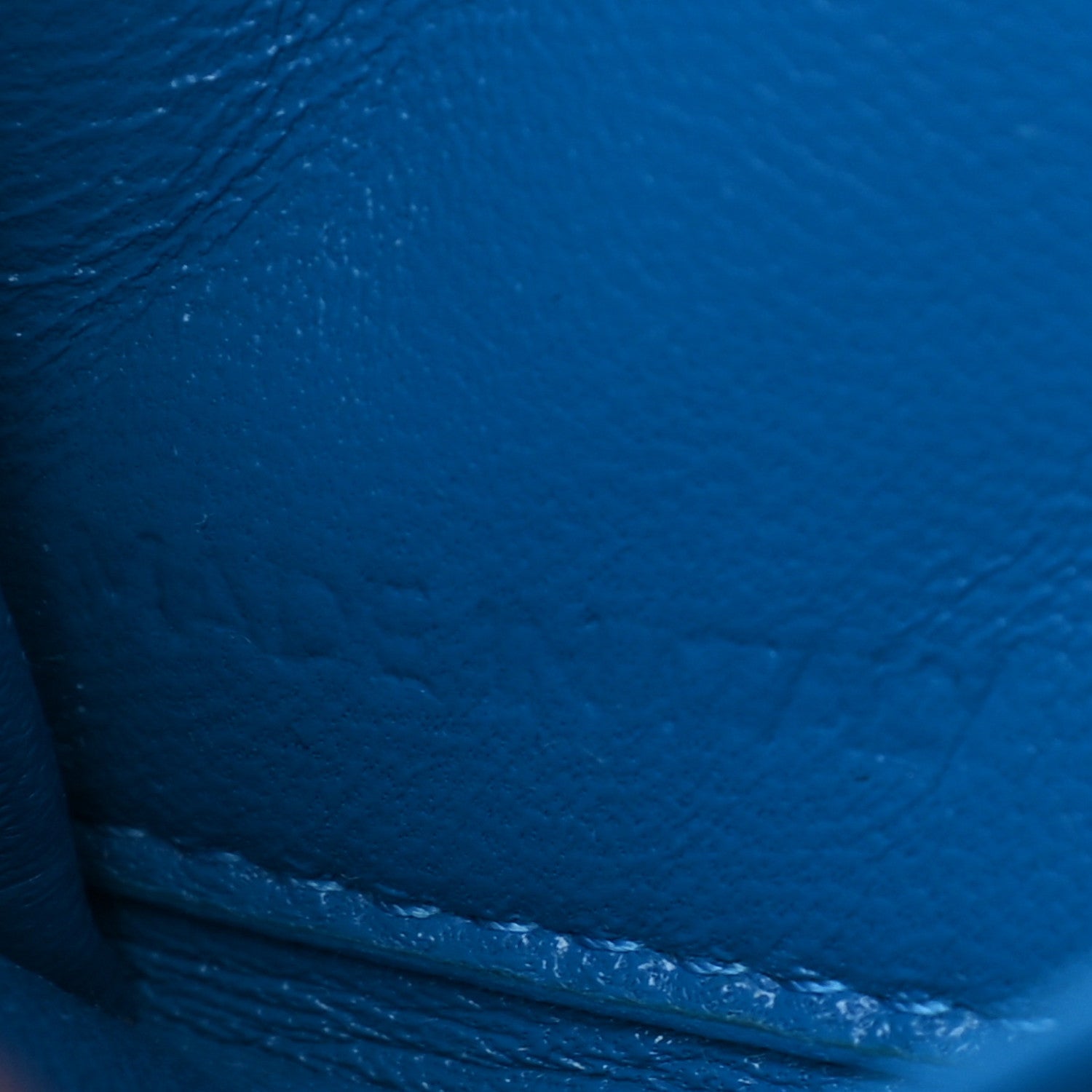 Balenciaga Striped Calfskin Essential Zip Around Card Case Bleu 6 of 6