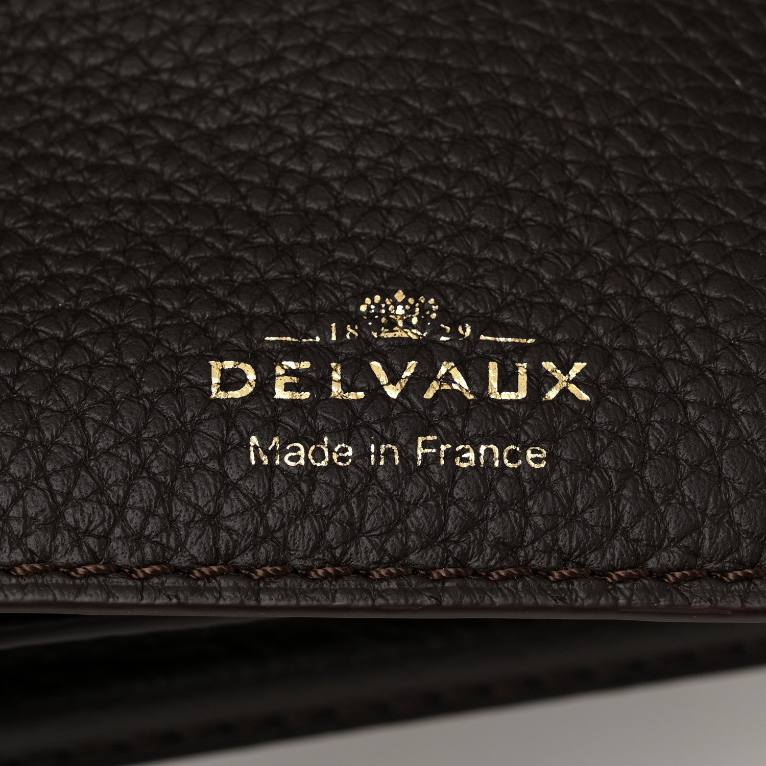 Delvaux Canvas D to D Tote MM Brown 6 of 9