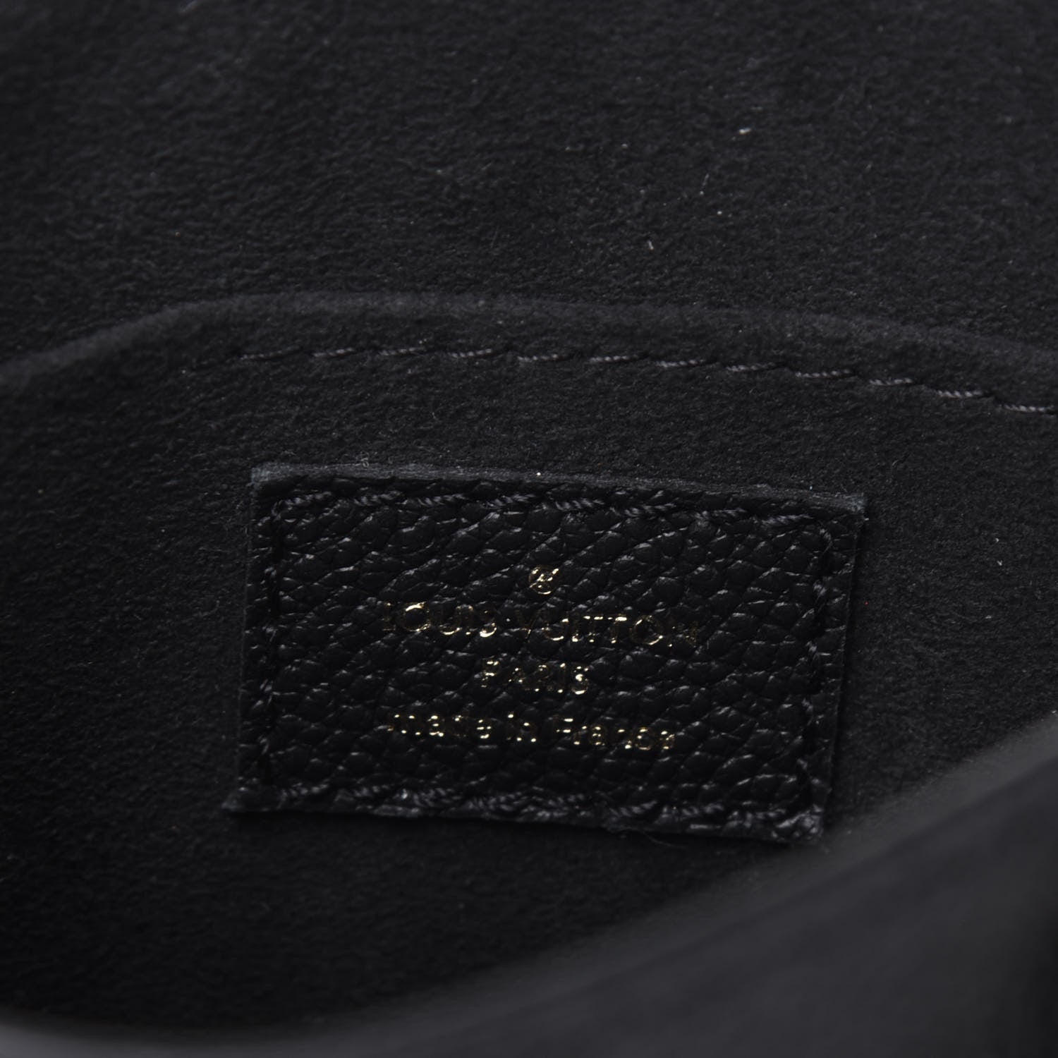 Louis Vuitton Empreinte Monogram Giant Petit Sac Plat Black 6 of 11