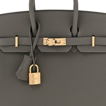 Hermes Togo Birkin 25 Gris Meyer 7 of 10
