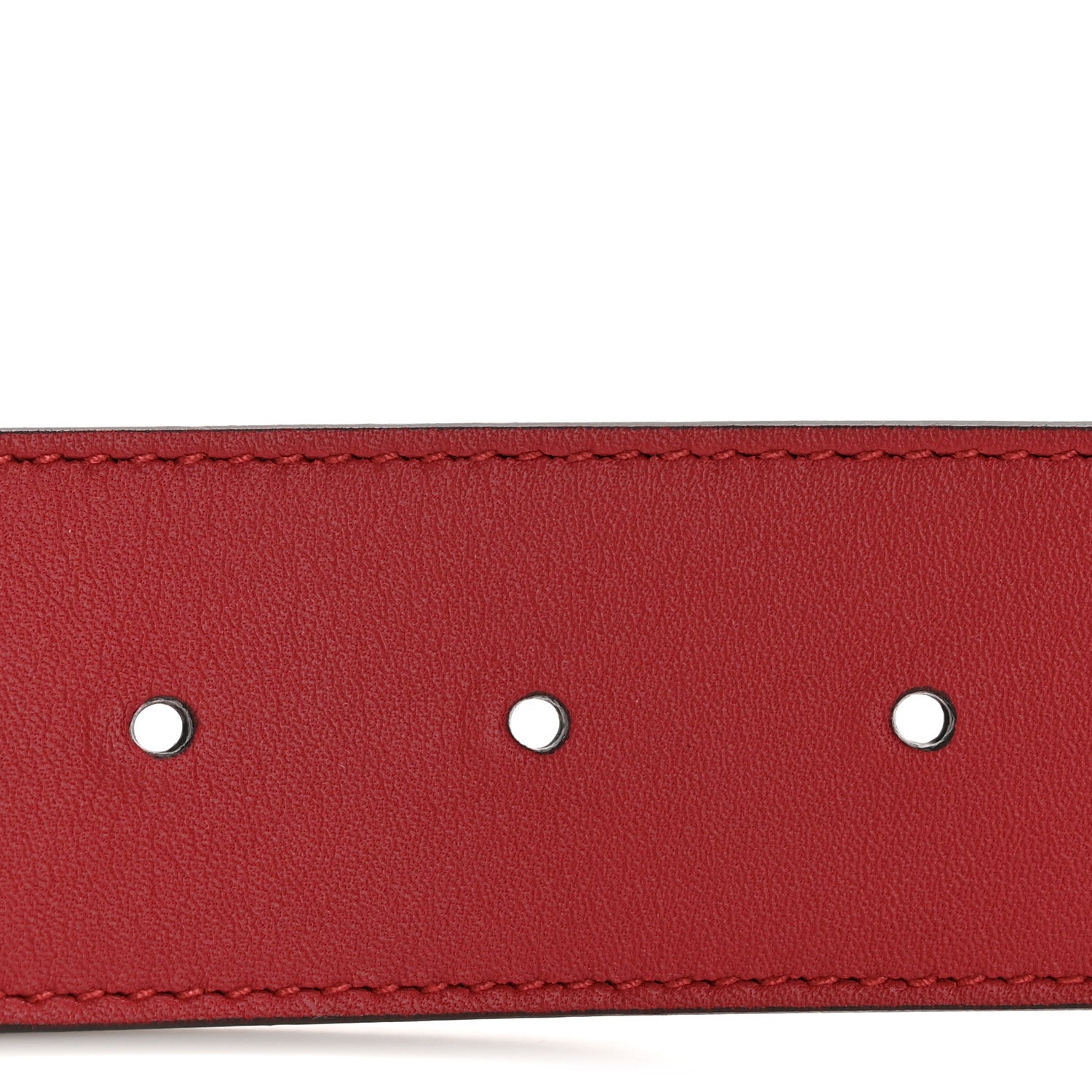 Gucci Moon Calfskin Torchon Double G 40mm Belt 85 34 Hibiscus Red 3 of 6
