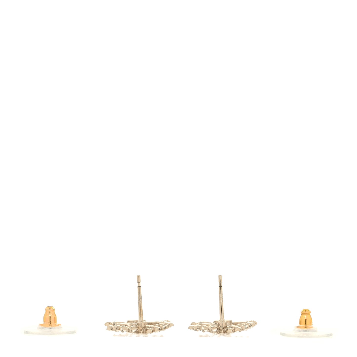 Strass Crystal Dazzling Wheat CC Earrings Gold