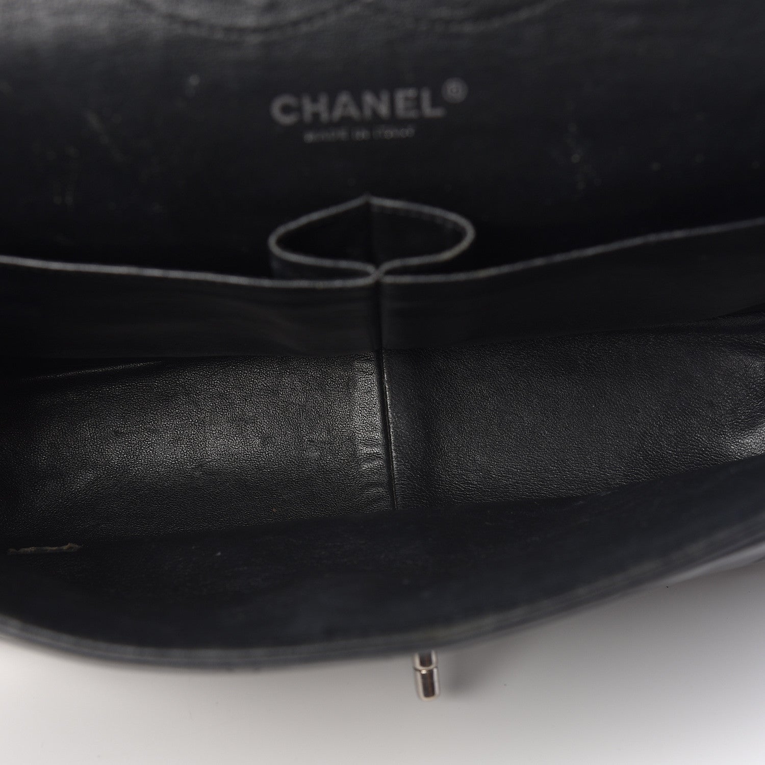 Chanel Patent Quilted Jumbo Double Flap Black 5 of 12
