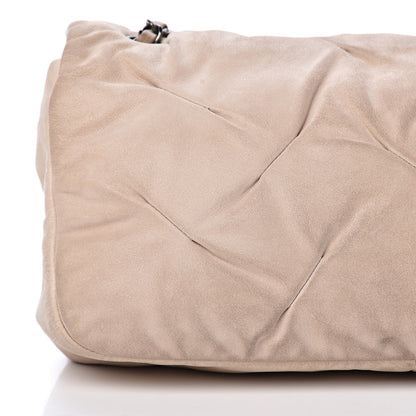 Chanel Iridescent Calfskin Glint Flap Beige 16 of 17