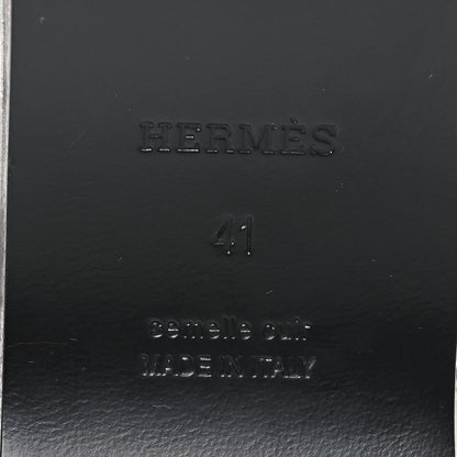 Hermes Calfskin Carlotta Mules 41 White 7 of 11