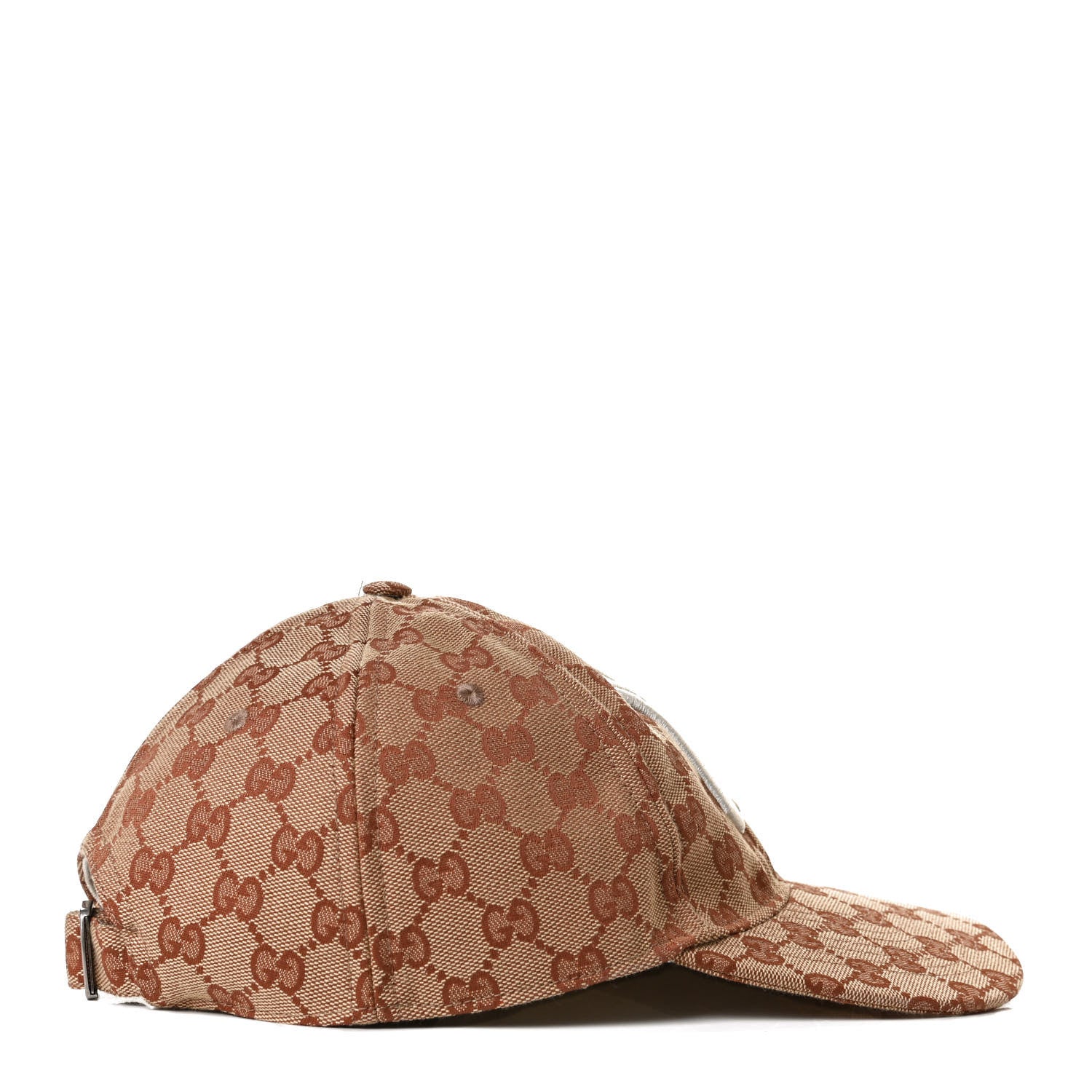 Gucci X MLB Monogram NY Yankees Baseball Hat 57-61 Beige Ruggine 4 of 9