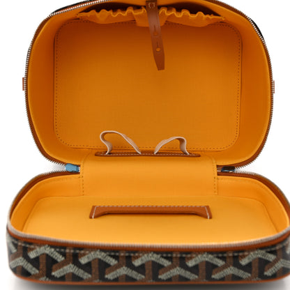 Goyard Goyardine Muse Vanity Case Black Gold 6 of 7