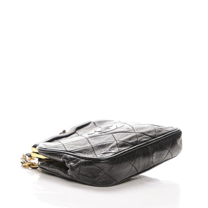 Chanel Lambskin Framed Waist Chain Belt Bag Black 4 of 9