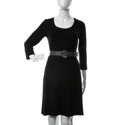 Gucci Guccissima Interlocking G Belt 95 38 Dark Grey 2 of 8