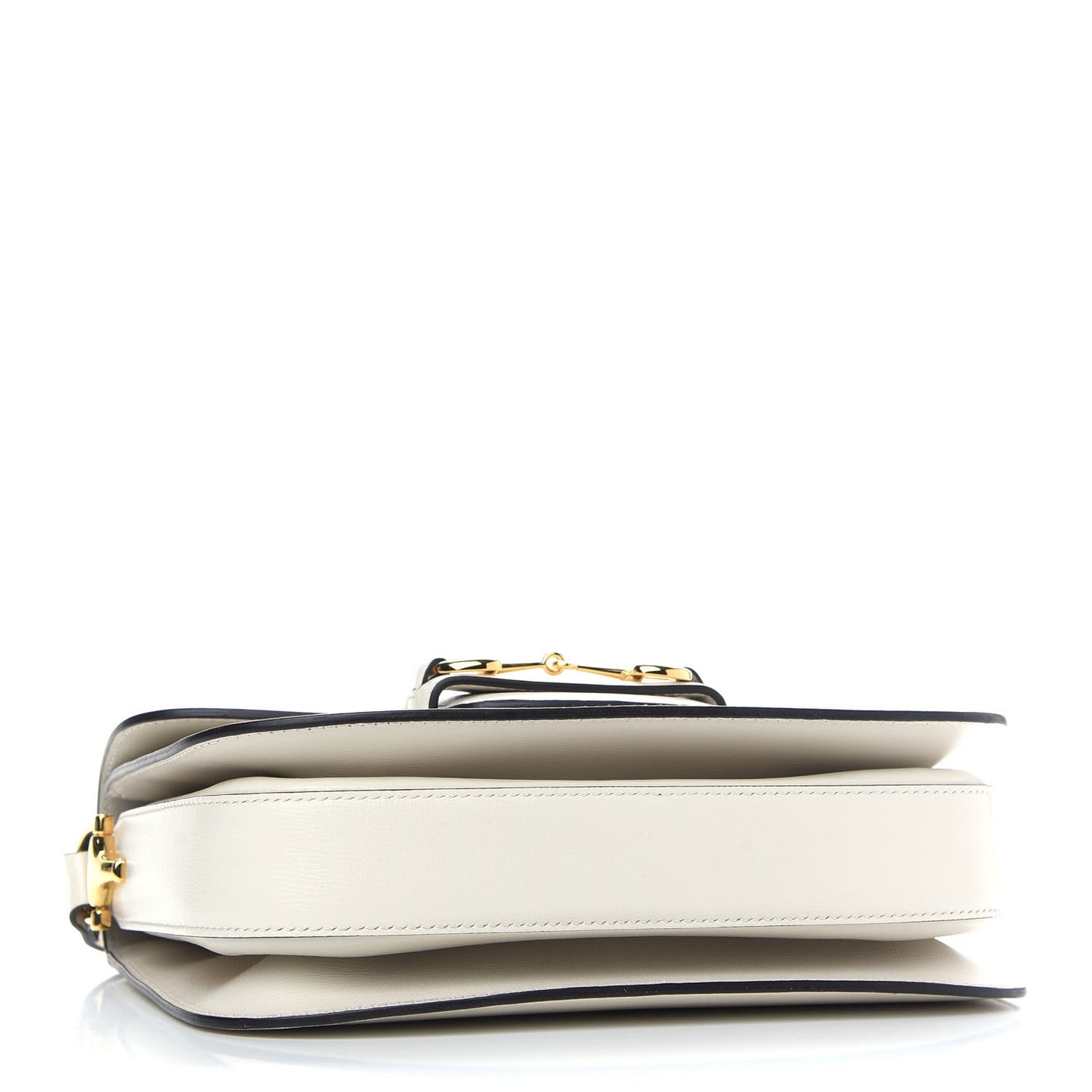 Azalea Calfskin Horsebit 1955 Shoulder Bag Mystic White