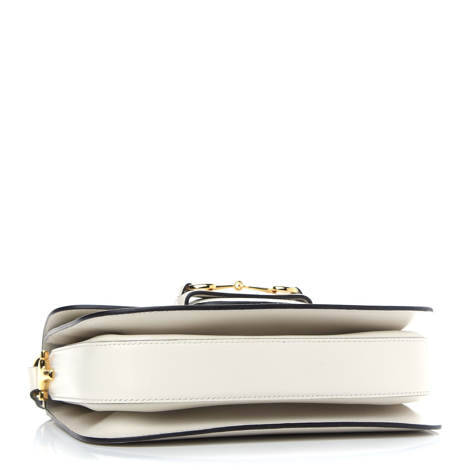 Gucci Azalea Calfskin Horsebit 1955 Shoulder Bag Mystic White 3 of 8
