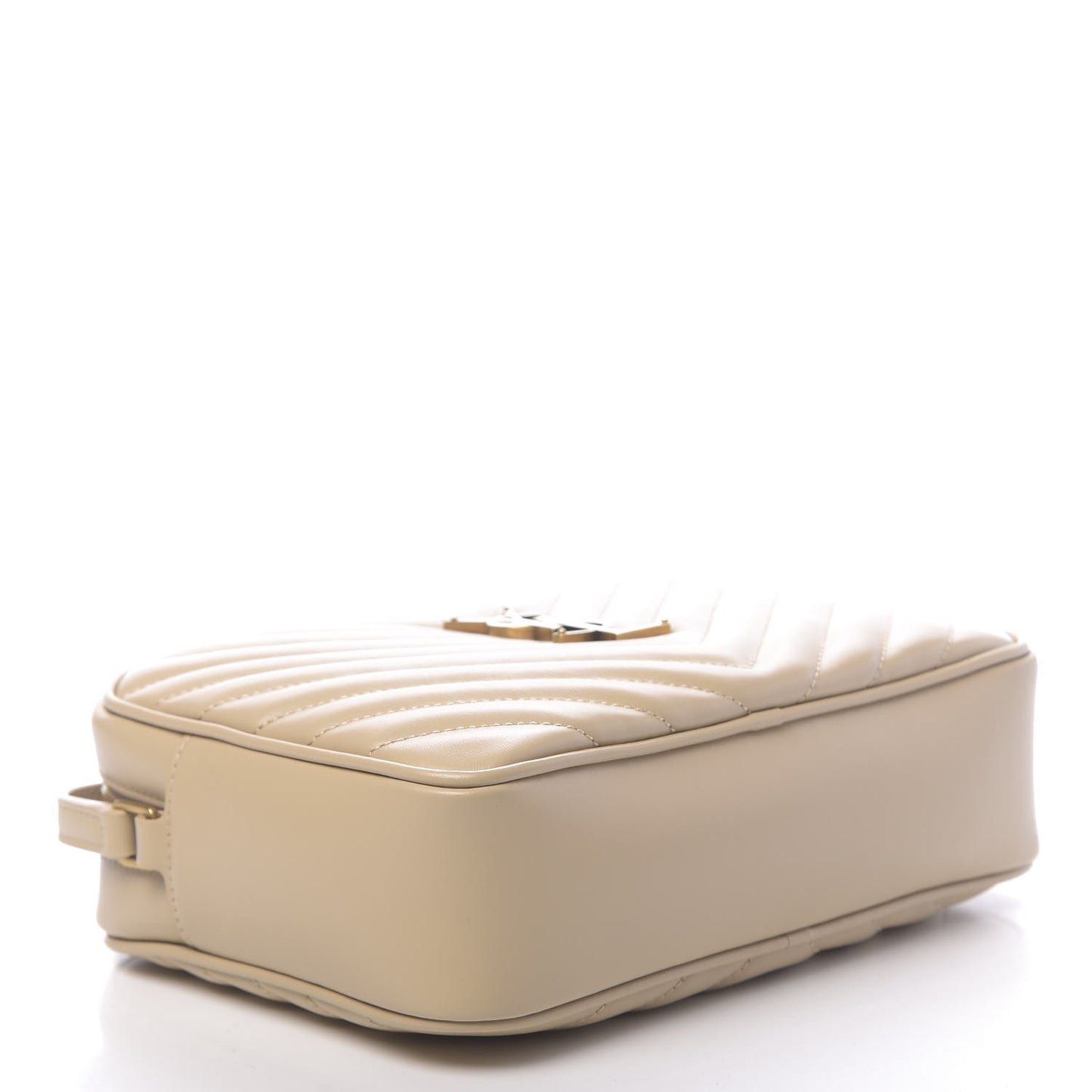 Calfskin Matelasse Monogram Lou Camera Bag Nude Powder