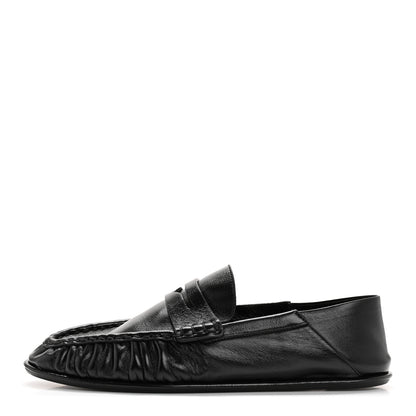 Saint Laurent Calfskin Le Loafer Foldable Mens Penny Slippers 40 Black 1 of 10