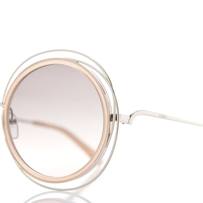 Chloe Oversized Round Carlina Sunglasses CE120S Peach Pink 7 of 8
