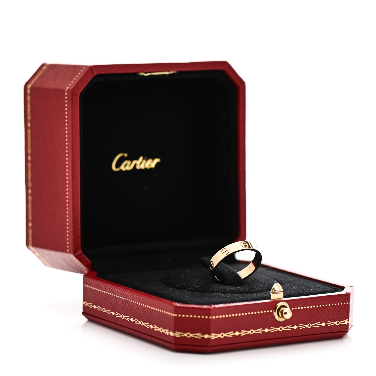 Cartier 18K Yellow Gold 3.5mm LOVE Wedding Band Ring 52 6 5 of 5