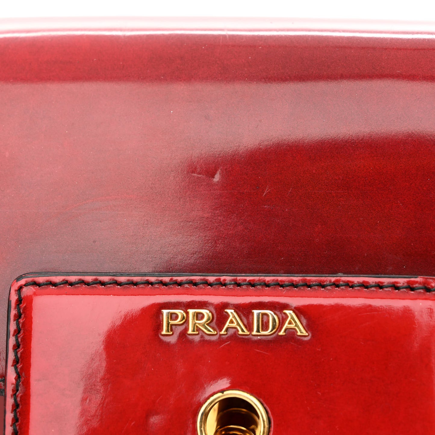Spazzolato Crossbody Bag Scarlatto Fume