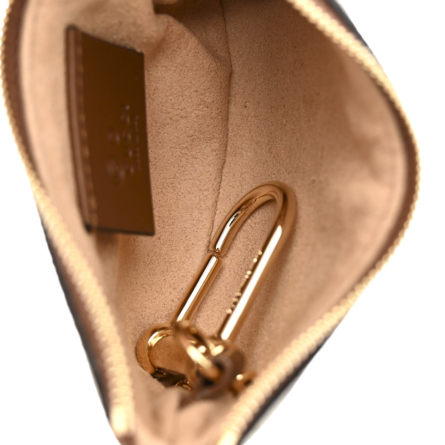 Gucci GG Supreme Monogram Key Case Beige Ebony Cuir 5 of 8