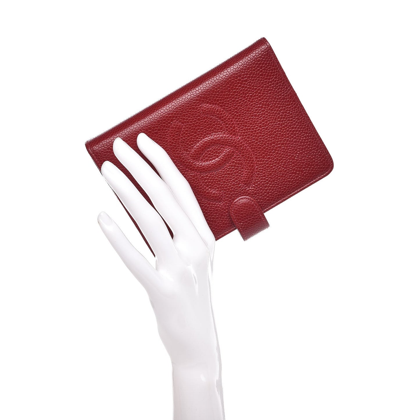 Caviar CC Small Ring Agenda Planner Red