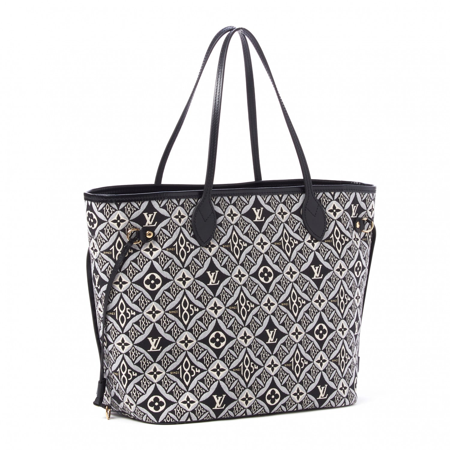 Louis Vuitton Jacquard Since 1854 Neverfull MM Grey 3 of 10