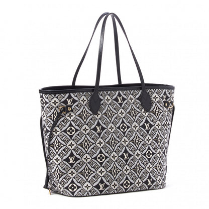 Louis Vuitton Jacquard Since 1854 Neverfull MM Grey 3 of 10