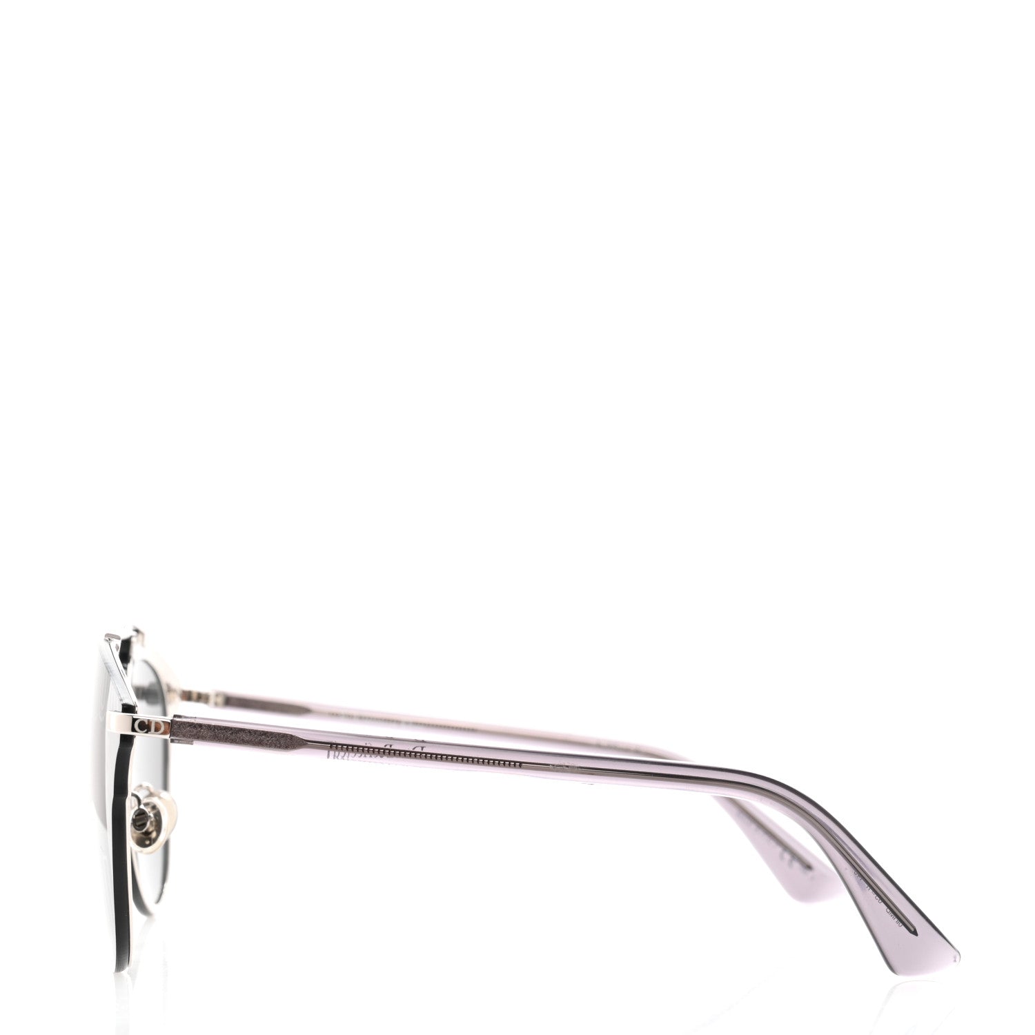 Christian Dior Reflected Prism Mirrored Sunglasses Black Silver 3 of 9