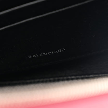 Balenciaga Shiny Day Calfskin M Triangle Pouch Rouge Grenat 6 of 7