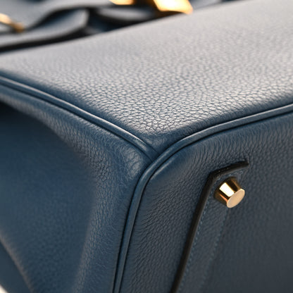Hermes Togo Birkin 35 Deep Bleu 9 of 17