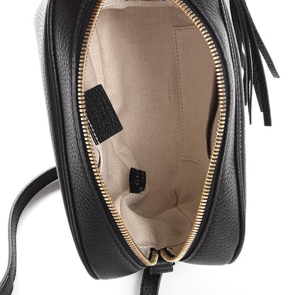 Gucci Pebbled Calfskin Small Soho Disco Bag Black 8 of 8