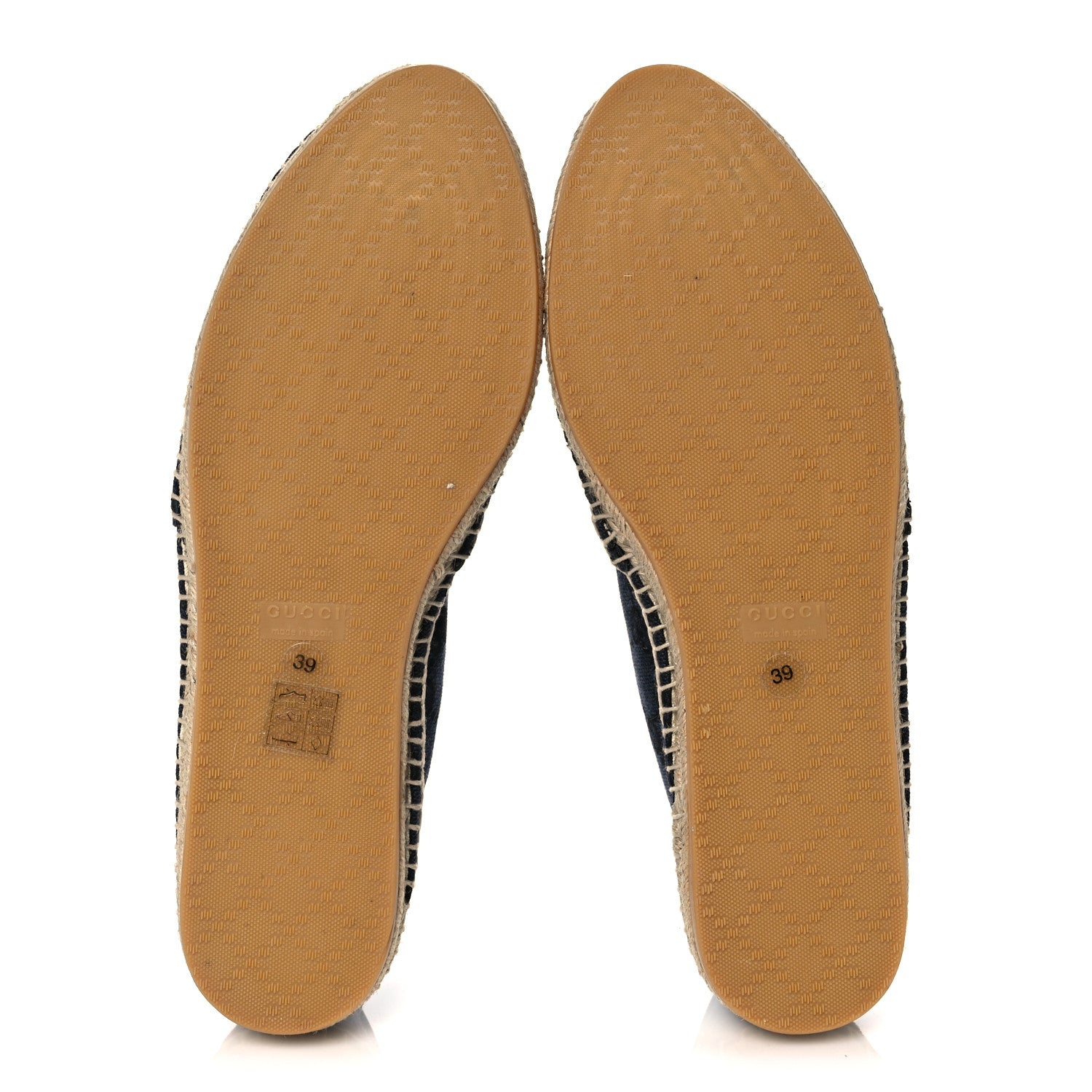 Gucci Monogram Espadrilles 39 Black 5 of 8