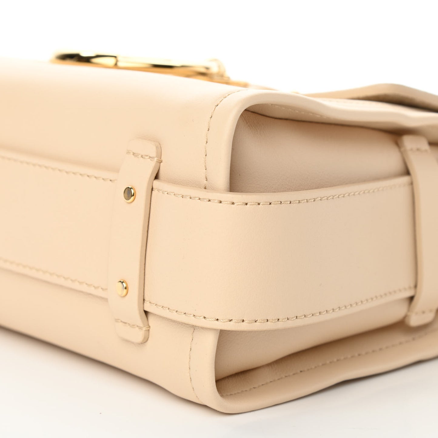 Calfskin Mini Tess Day Bag Sweet Beige