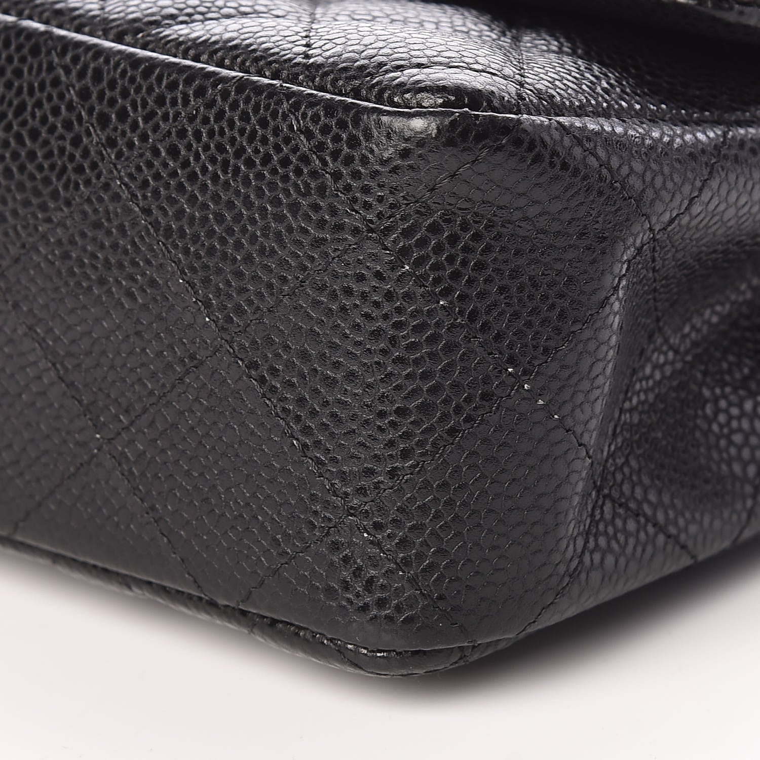 Chanel Caviar Quilted Mini Rectangular Flap Black 9 of 10