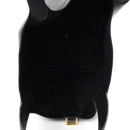 Hermes Taurillon Clemence Picotin Lock 22 MM Black 5 of 11