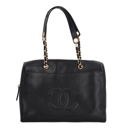 Chanel Caviar CC Tote Black 1 of 10