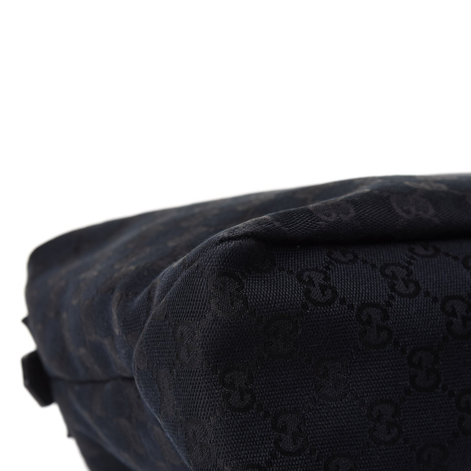 Gucci Monogram Medium Horsebit Chain Hobo Black 10 of 13