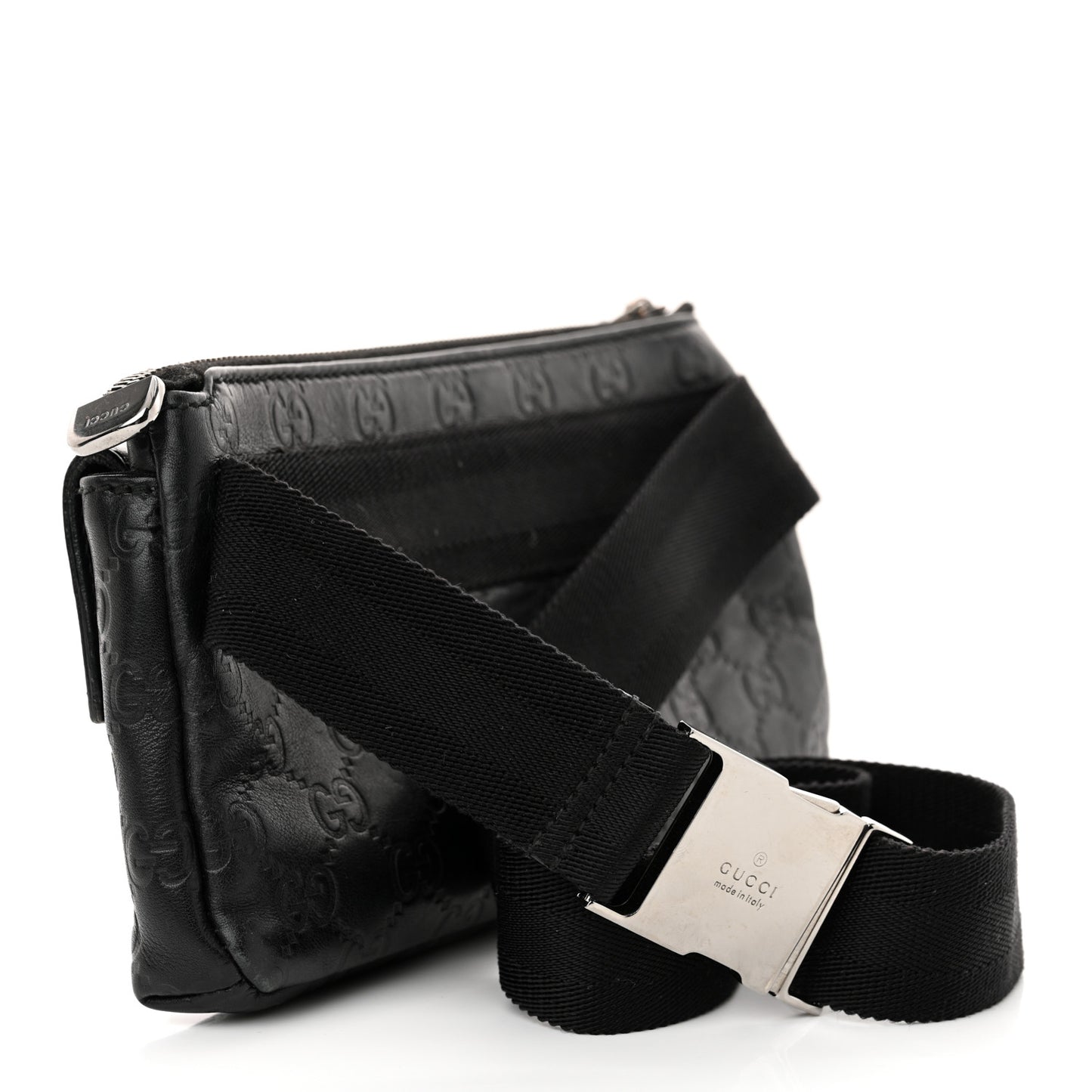 Guccissima Waist Belt Bag Black