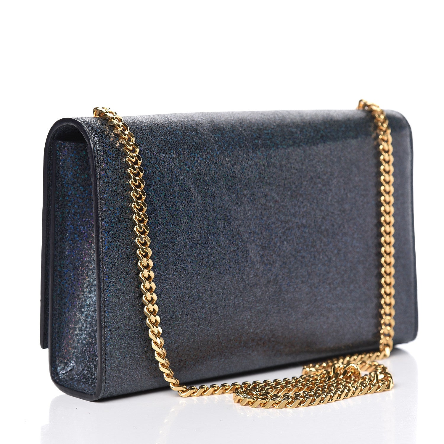 Saint Laurent Grain De Poudre Medium Classic Monogram Kate Satchel Graphite 3 of 10