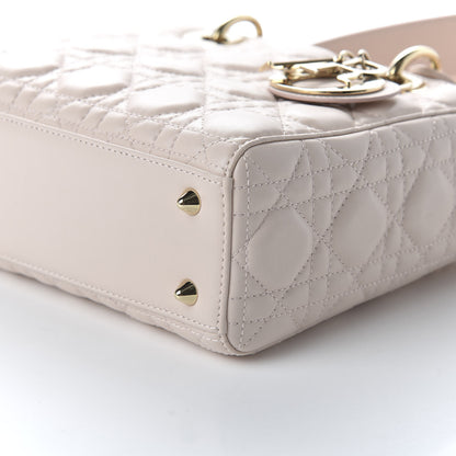 Christian Dior Lambskin Cannage Small Lucky Badges My Lady Dior Pink 7 of 9