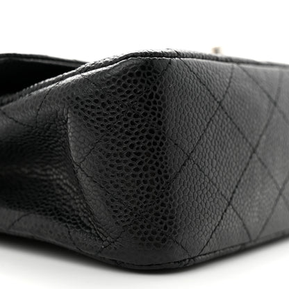 Chanel Caviar Quilted Medium Double Flap Black 9 of 15