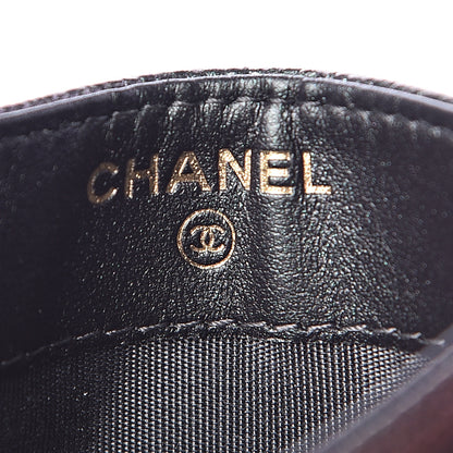 Chanel Iridescent Caviar Quilted Card Holder Black 6 of 9