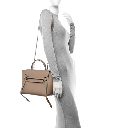 Celine Grained Calfskin Micro Belt Bag Dune 2 of 10