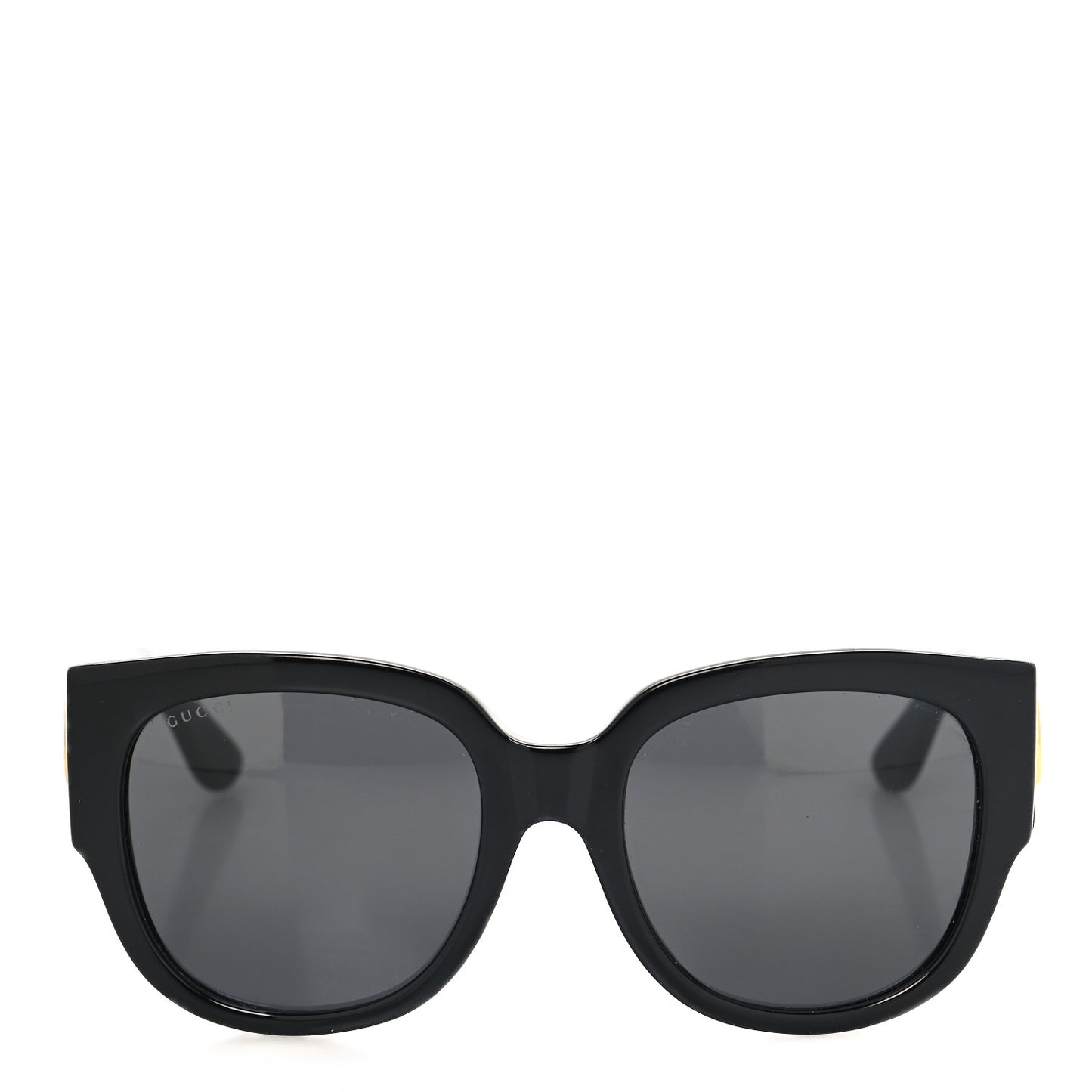 Acetate Square Frame Sunglasses GG0142SA Black