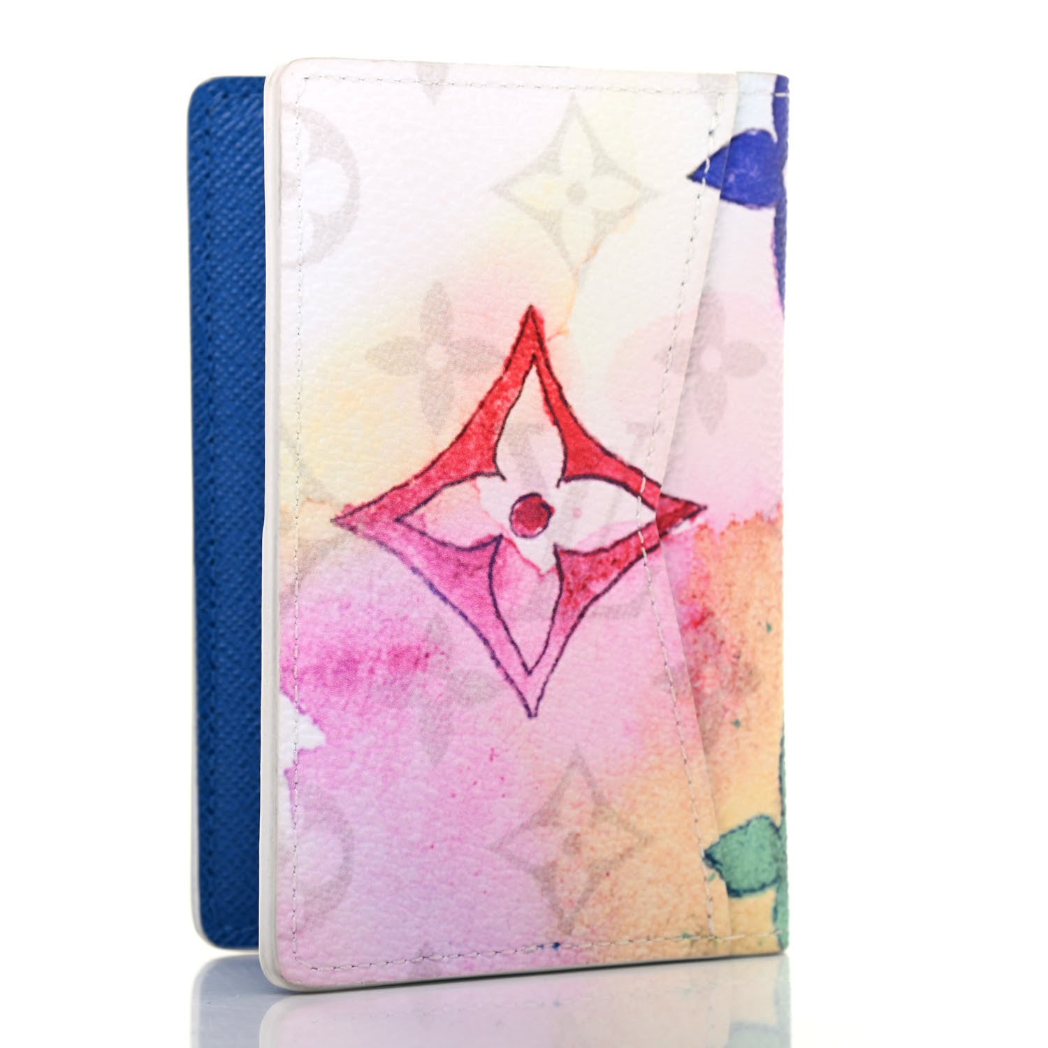 Louis Vuitton Monogram Watercolor Pocket Organizer NM Multicolor 2 of 6