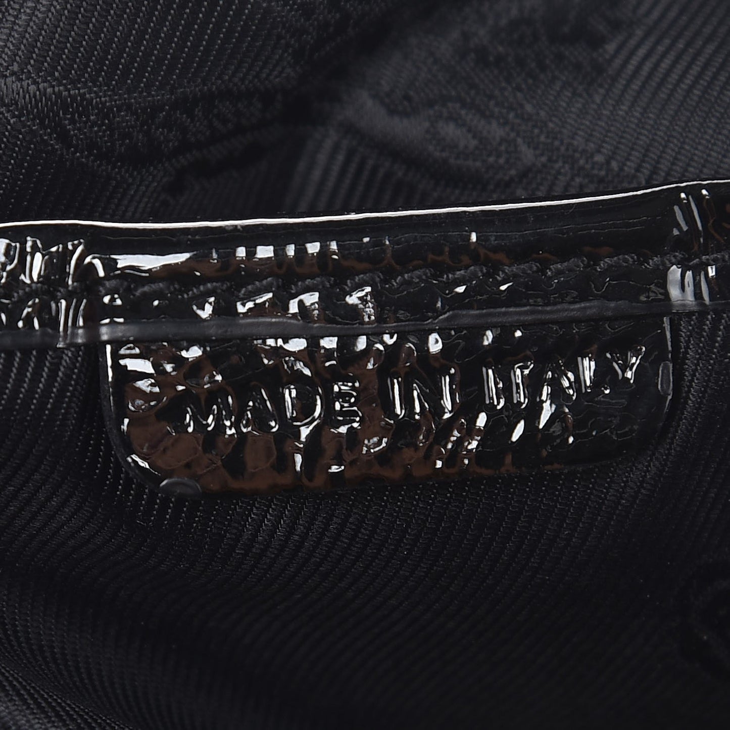 Patent Cartridge Pleat Tote Black