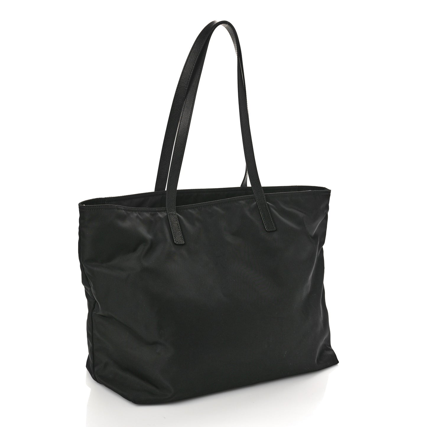 Tessuto Nylon Saffiano Vela Tote Black