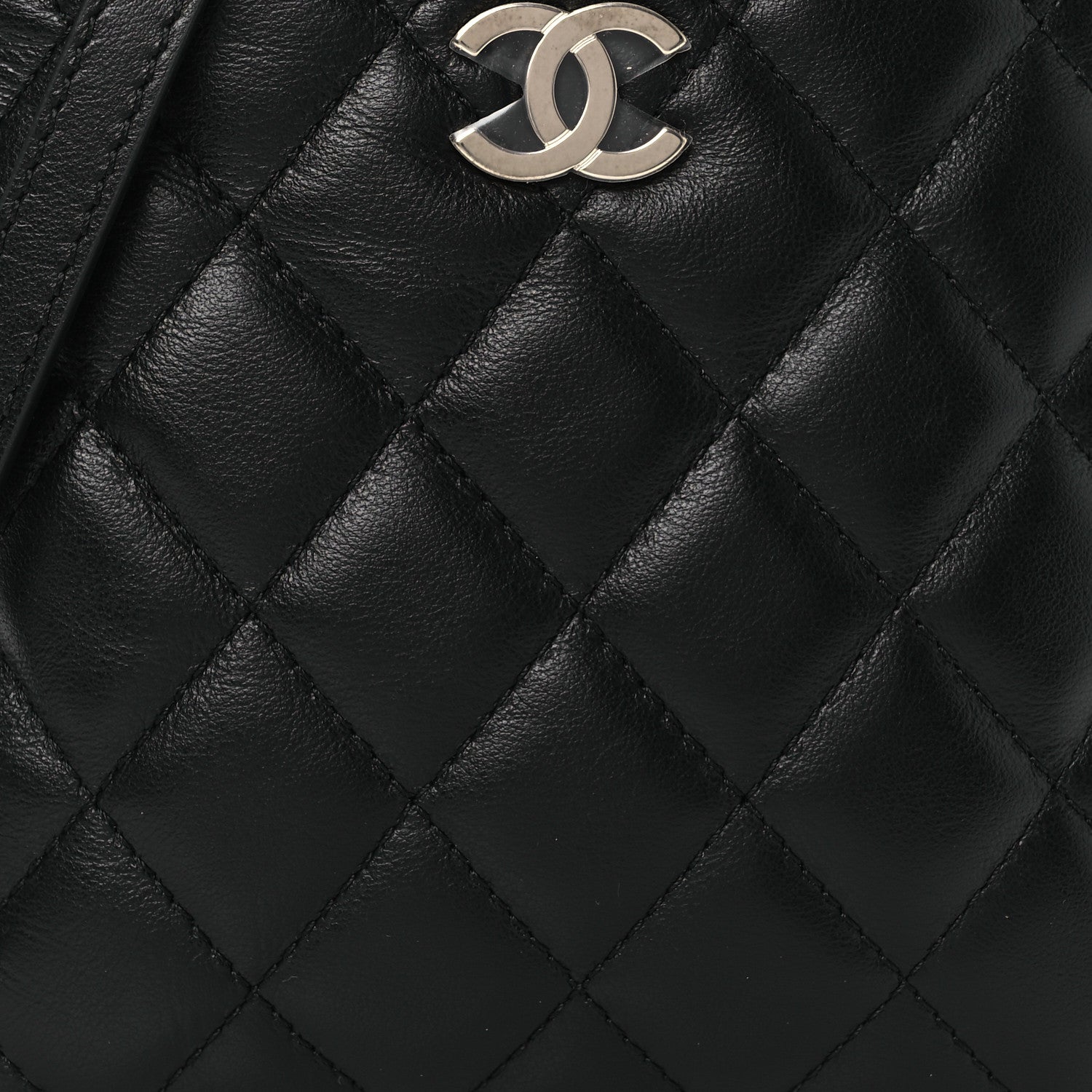 Chanel Lambskin Quilted Crossbody Bag Black 8 of 12