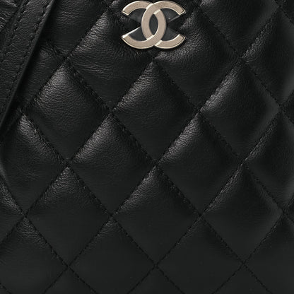 Chanel Lambskin Quilted Crossbody Bag Black 8 of 12