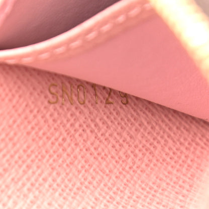 Louis Vuitton Damier Ebene Zippy Coin Purse Rose Ballerine 7 of 10