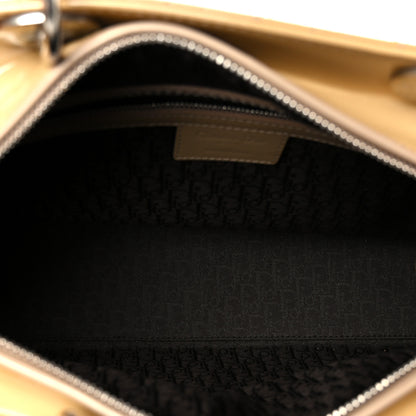 Christian Dior Patent Cannage Large Lady Dior Dark Beige 5 of 10