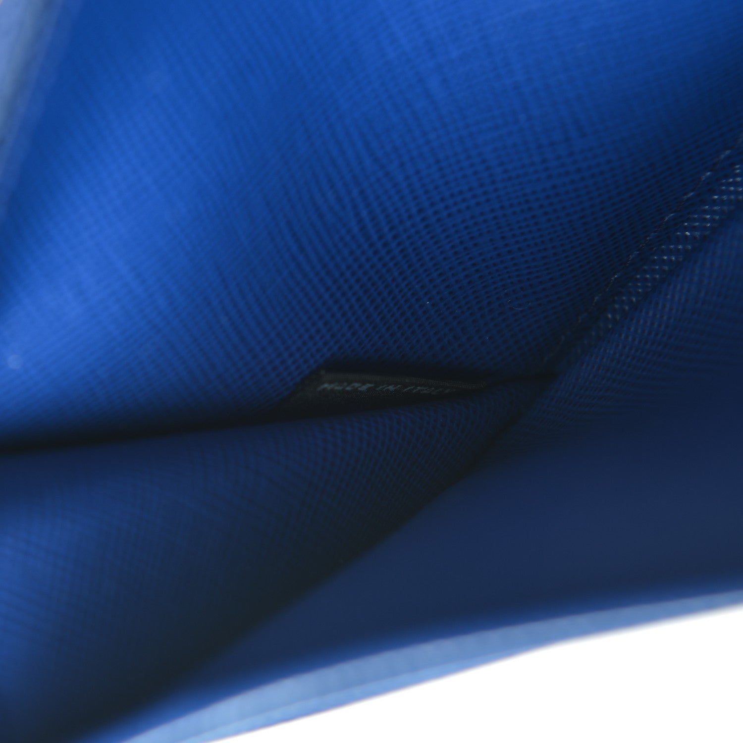 Prada Saffiano Metal Oro Chain Wallet Royal 9 of 9